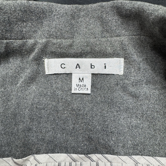 CABI Gray Tweed Sleeveless Vest Jacket Business Career M - Picture 4 of 10